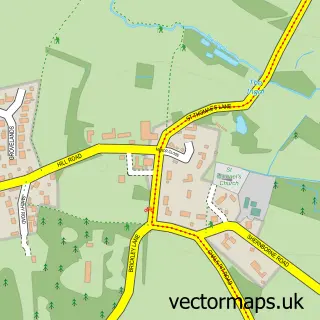 Street map sample of Ingoldisthorpe, Norfolk