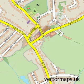Street map sample of Irby, Merseyside