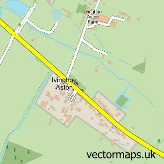 Street map sample of Ivinghoe Aston, Buckinghamshire