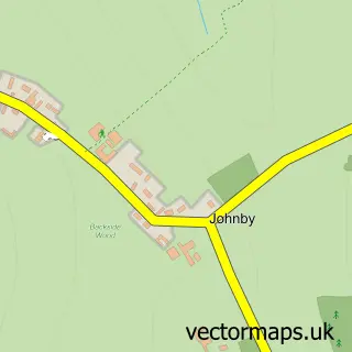 Street map sample of Johnby, Cumbria