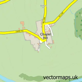 Street map sample of Kearby, North Yorkshire