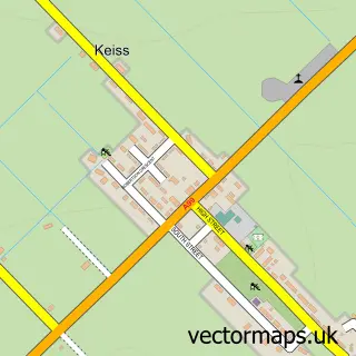 Street map sample of Keiss, Caithness