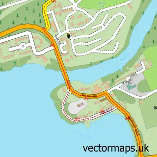 Street map sample of Kenmore, Perth and Kinross