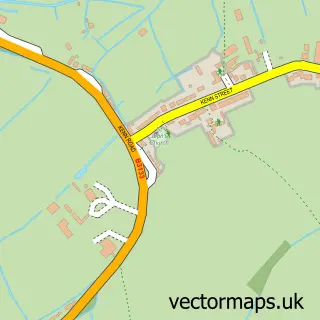 Street map sample of Kenn, Somerset