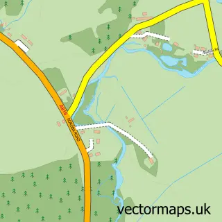 Street map sample of Kilmore, Argyll and Bute