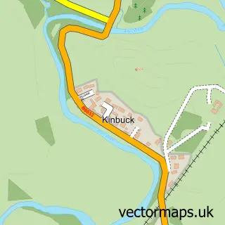 Street map sample of Kinbuck, Stirling and Falkirk