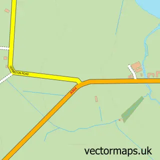 Street map sample of Kirbister, Orkney