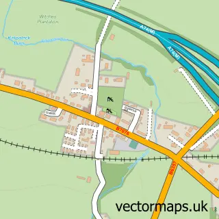 Street map sample of Kirkpatrick Fleming, Dumfries