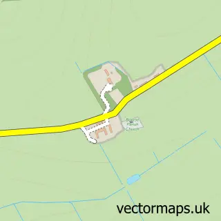 Street map sample of Kirkton of Bourtie, Aberdeenshire