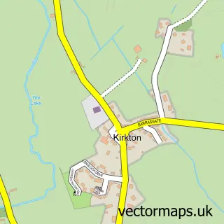 Street map sample of Kirkton, Dumfries