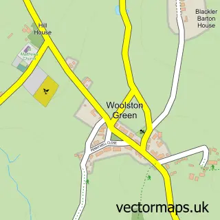 Street map sample of Landscove, Devon