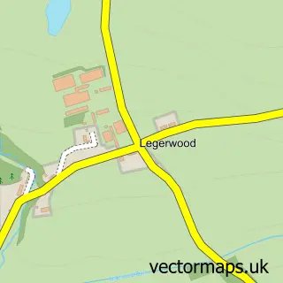 Street map sample of Legerwood, Roxburgh, Ettrick and Lauderdale