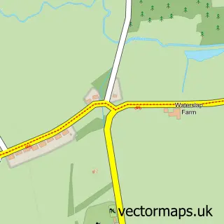 Street map sample of Letham, Stirling and Falkirk