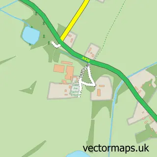 Street map sample of Letton, Herefordshire