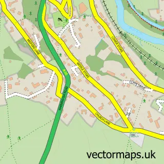 Street map sample of Limpley Stoke, Wiltshire