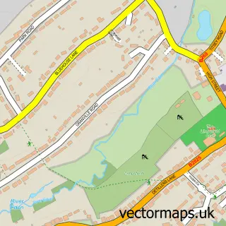 Street map sample of Limpsfield, Surrey
