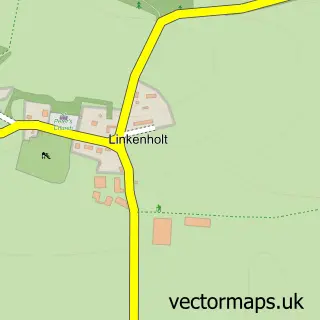 Street map sample of Linkenholt, Hampshire