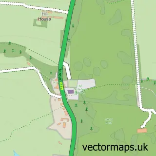 Street map sample of Linton, Kent