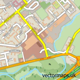 Street map sample of Linwood, Renfrewshire
