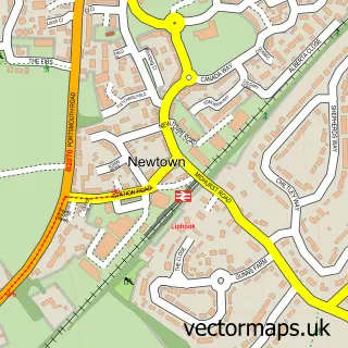 Street map sample of Liphook, Hampshire