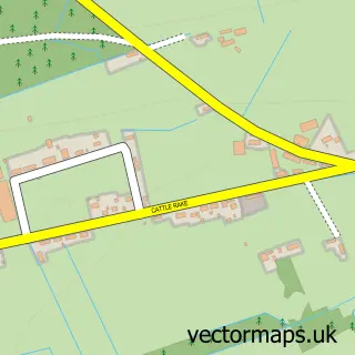 Street map sample of Little Brechin, Angus