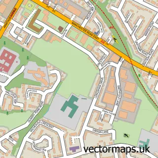 Street map sample of Little Hulton, Greater Manchester