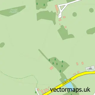 Street map sample of Little Massingham, Norfolk