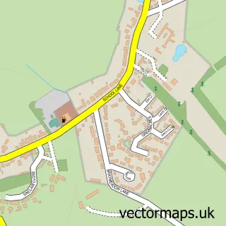 Street map sample of Little Melton, Norfolk