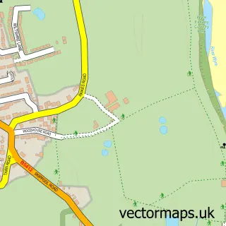 Street map sample of Little Thornton, Lancashire