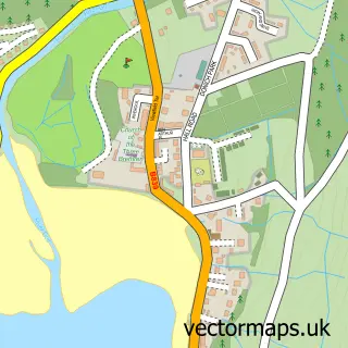 Street map sample of Lochgoilhead, Argyll and Bute