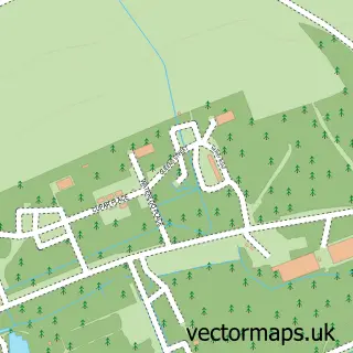 Street map sample of Lodge Hill, Kent