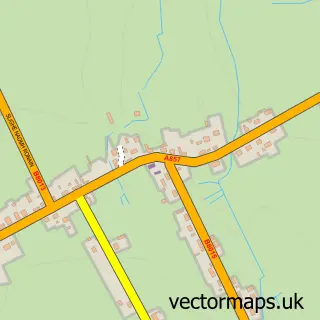 Street map sample of Lìonal, Western Isles