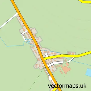 Street map sample of Low Hesket, Cumbria