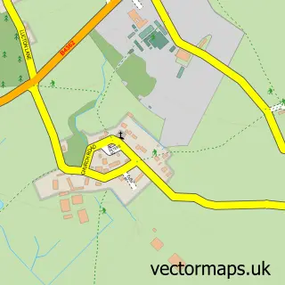 Street map sample of Lucton, Herefordshire