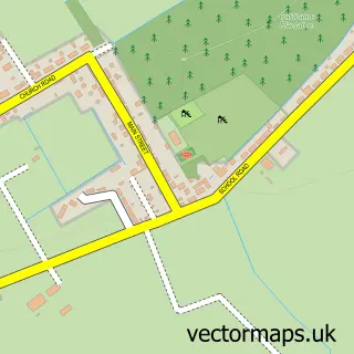Street map sample of Luthermuir, Kincardineshire
