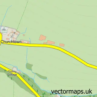Street map sample of Luxborough, Somerset