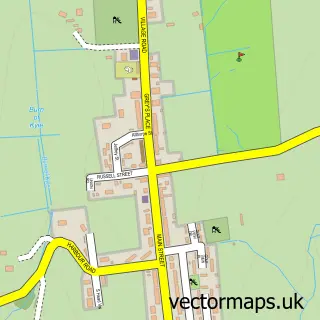 Street map sample of Lybster, Caithness