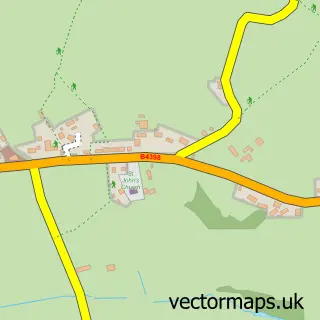 Street map sample of Maesbrook, Shropshire