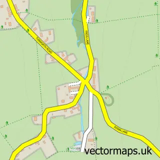 Street map sample of Mapledurwell, Hampshire