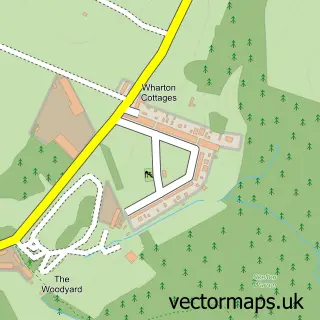 Street map sample of Margrove Park, North Yorkshire