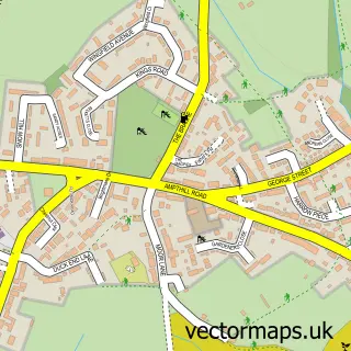 Street map sample of Maulden, Bedfordshire