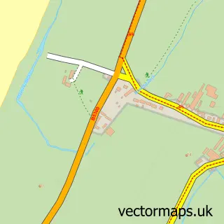 Street map sample of Mawbray, Cumbria