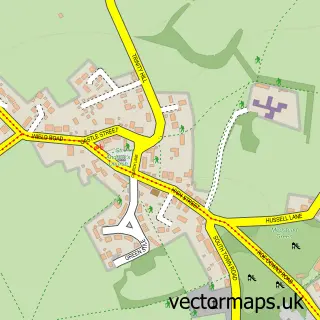 Street map sample of Medstead, Hampshire