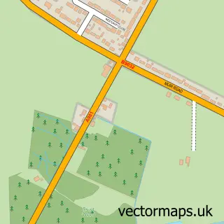Street map sample of Memsie, Aberdeenshire