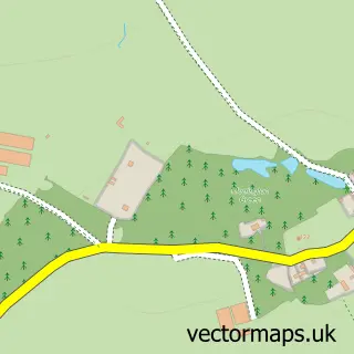 Street map sample of Merrington, Shropshire