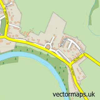 Street map sample of Middleton One Row, Durham