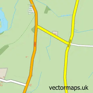 Street map sample of Middleton, Cumbria