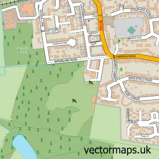 Street map sample of Mistley, Essex