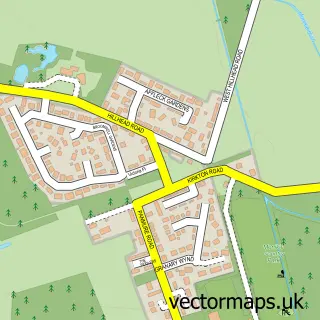 Street map sample of Monikie, Angus