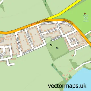 Street map sample of Mount Ellen, Lanarkshire